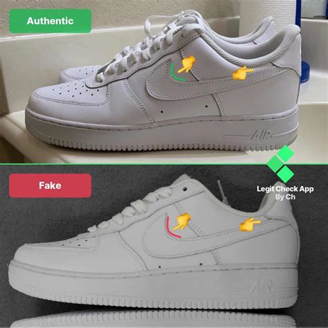 how to tell if nike air force ones are fake|nike air force 1 red flag.